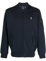 POLO RALPH LAUREN - Men Long Sleeve Double Knit Tech Full Zip Bomber Jacket - Image 5