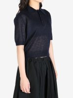 AURALEE - Women Mohair Knit Polo - Image 2
