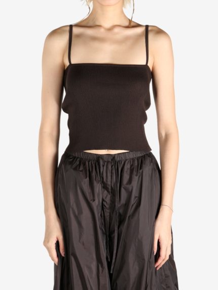 AMOMENTO - Women Knit Sleeveless Top