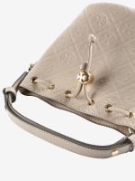 TORY BURCH - Women T Monogram Leather Mini Bucket Bag - Image 3
