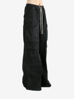 RICK OWENS DRKSHDW - Men Double Cargo Jumbo Belas Pants - Image 2