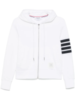 THOM BROWNE - Women Zip Up Hoodie In Classic Loopback - Image 5