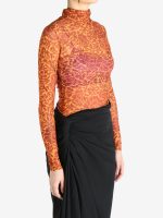 DRIES VAN NOTEN - Women Printed Turtleneck Tee - Image 2
