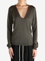 RICK OWENS - Women Knit V Neck Pullover
