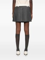MIU MIU - Women Pleated Mini Skirt - Image 3