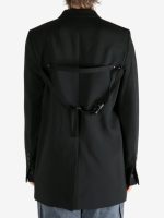 RICK OWENS - Men Virgin Wool Concordian Jacket - Image 3