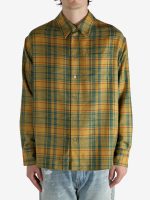 THE ELDER STATESMAN - Men Plaid Pashmina Big Shirt
