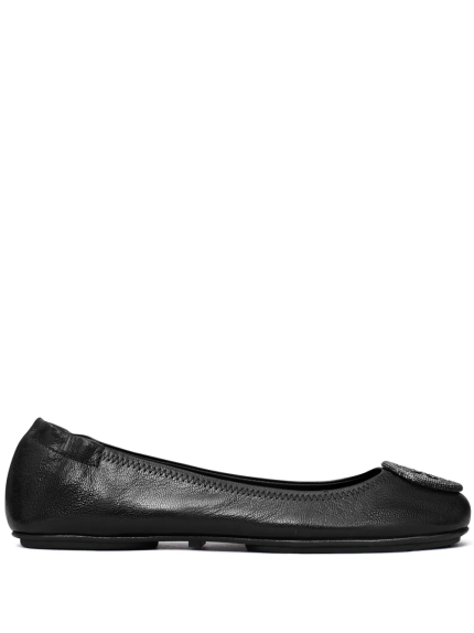 TORY BURCH - Women Minnie Travel Ballet With Pave Logo