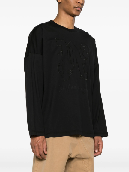 PALM ANGELS - Men Monogram Statement LS Tee