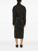 LEMAIRE - Women Straight Collar Twisted Dress - Image 3