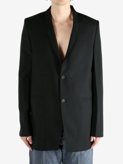 RICK OWENS - Men Virgin Wool Concordian Jacket