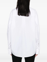 ALEXANDER WANG - Women Necklace Oversized Button Down Shirt - Image 3