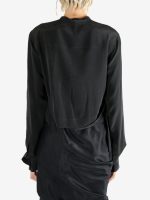 ANN DEMEULEMEESTER - Women Karita Cargo Cropped Shirt - Image 3
