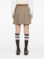 THOM BROWNE - Women Mini Wrap Pleated Skirt - Image 3