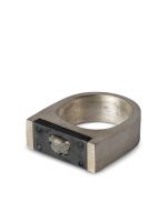 PARTS OF FOUR - Plate Ring Single (0.6 CT, Diamond Fragment, 9mm, MA+KA+FRDIA) - Image 2