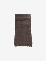 Brown scarf, front view