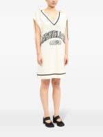 MM6 Maison Margiela - Women Varsity Jacquard Mini Dress - Image 2