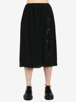 SIMONE ROCHA - Women Bow Slit Column Skirt