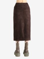 ATELIER NEW YORK - Women Suede Leather Skirt - Image 3