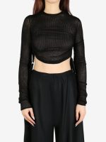 ANN DEMEULEMEESTER - Women  Beta Cropped Open Rib Sweater