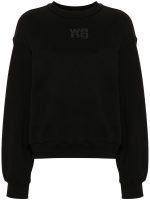 T BY ALEXANDER WANG - Women Puff Paint Logo Essential Terry Crew Sweatshirt - Image 5