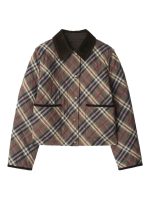 BURBERRY - Women Oldham Check Quilted Jacket