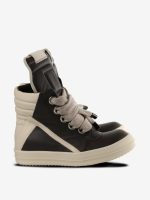 RICK OWENS - Women Scarpe In Pelle Jumbolace Geobasket Sneakers