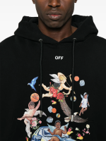 OFF WHITE - Men Fresco Car Skate Hoodie - Image 4