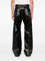 RICK OWENS - Men Coated Denim Geth Jeans - Image 3