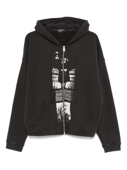 ENFANTS RICHES DEPRIMES - Men Artist Defends Baggy Assemblage Zip Hoodie