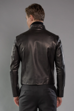 RORKE BADER - Men Bevel Leather Jacket - Image 2