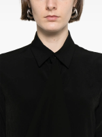 YOHJI YAMAMOTO - Women Stole Detail Blouse - Image 4