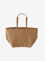 Tan bag, front view