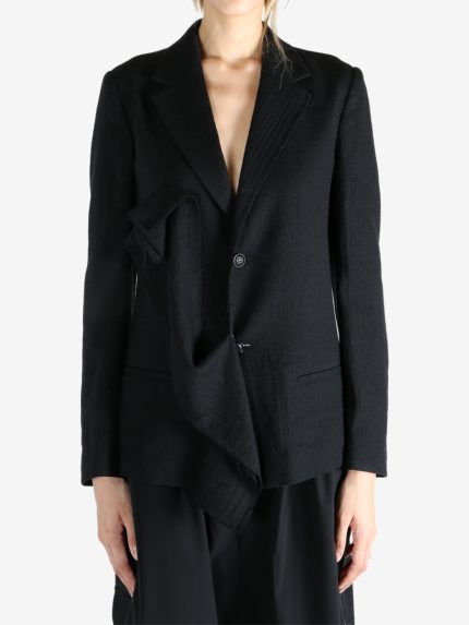 Y'S - Women O-Left Front Drape Jacket