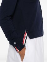THOM BROWNE - Women Jersey Stitch Button Down Shirt - Image 4