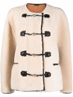 TOTEME - Women Teddy Shearling Clasp Jacket - Image 5