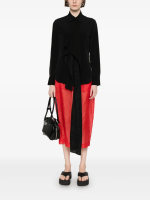 YOHJI YAMAMOTO - Women Stole Detail Blouse