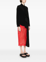 YOHJI YAMAMOTO - Women Stole Detail Blouse - Image 2
