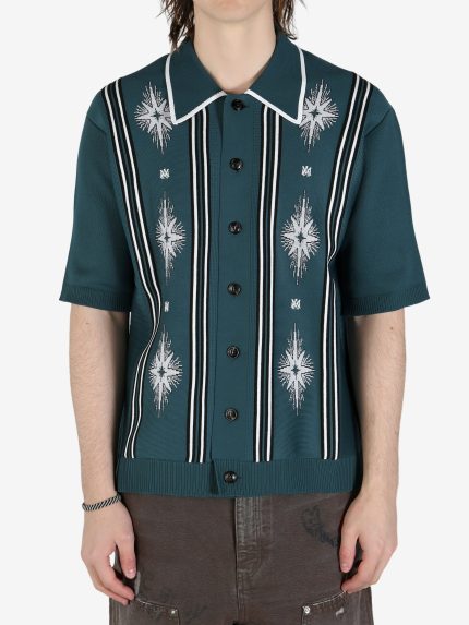 AMIRI - Men Starburst Button Down Polo
