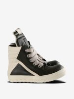 RICK OWENS - Men Scarpe In Pelle Jumbolace Geobasket Sneakers