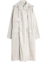 LEMAIRE - Women Light Hooded Trench Coat - Image 7