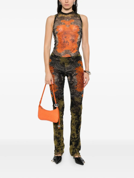 JEAN PAUL GAULTIER - Women Mesh "Médaillon" Tank Top