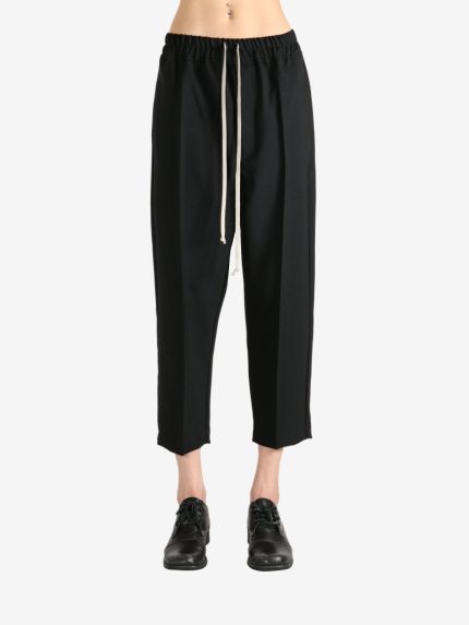 RICK OWENS - Women Drawstring Astaires Cropped Pants