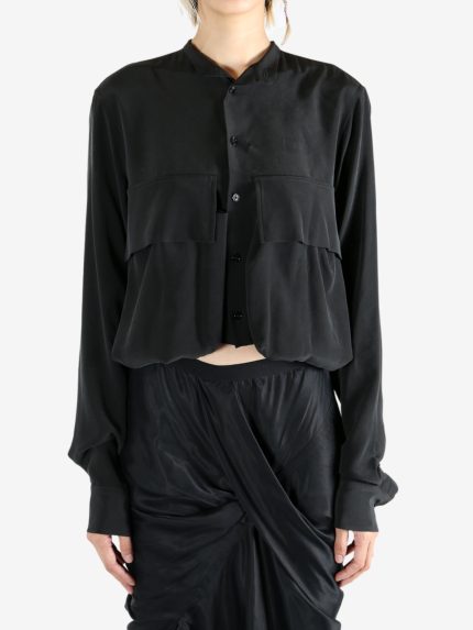 ANN DEMEULEMEESTER - Women Karita Cargo Cropped Shirt