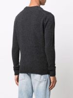 MAISON KITSUNE - Men Baby Fox Patch Cosy Cardigan - Image 3