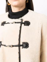 TOTEME - Women Teddy Shearling Clasp Jacket - Image 4
