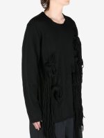 COMME DES GARCONS HOMME PLUS - Men Fringe Decoration Sweater - Image 2