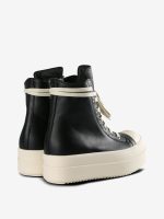 RICK OWENS - Women Leather Mega Bumper Sneaks - Image 3
