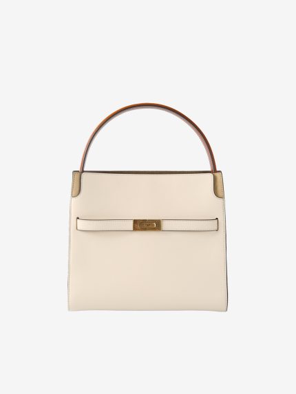 Tan bag, front view
