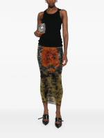 JEAN PAUL GAULTIER - Women "Gaultier" Piercing Detail Tank Top